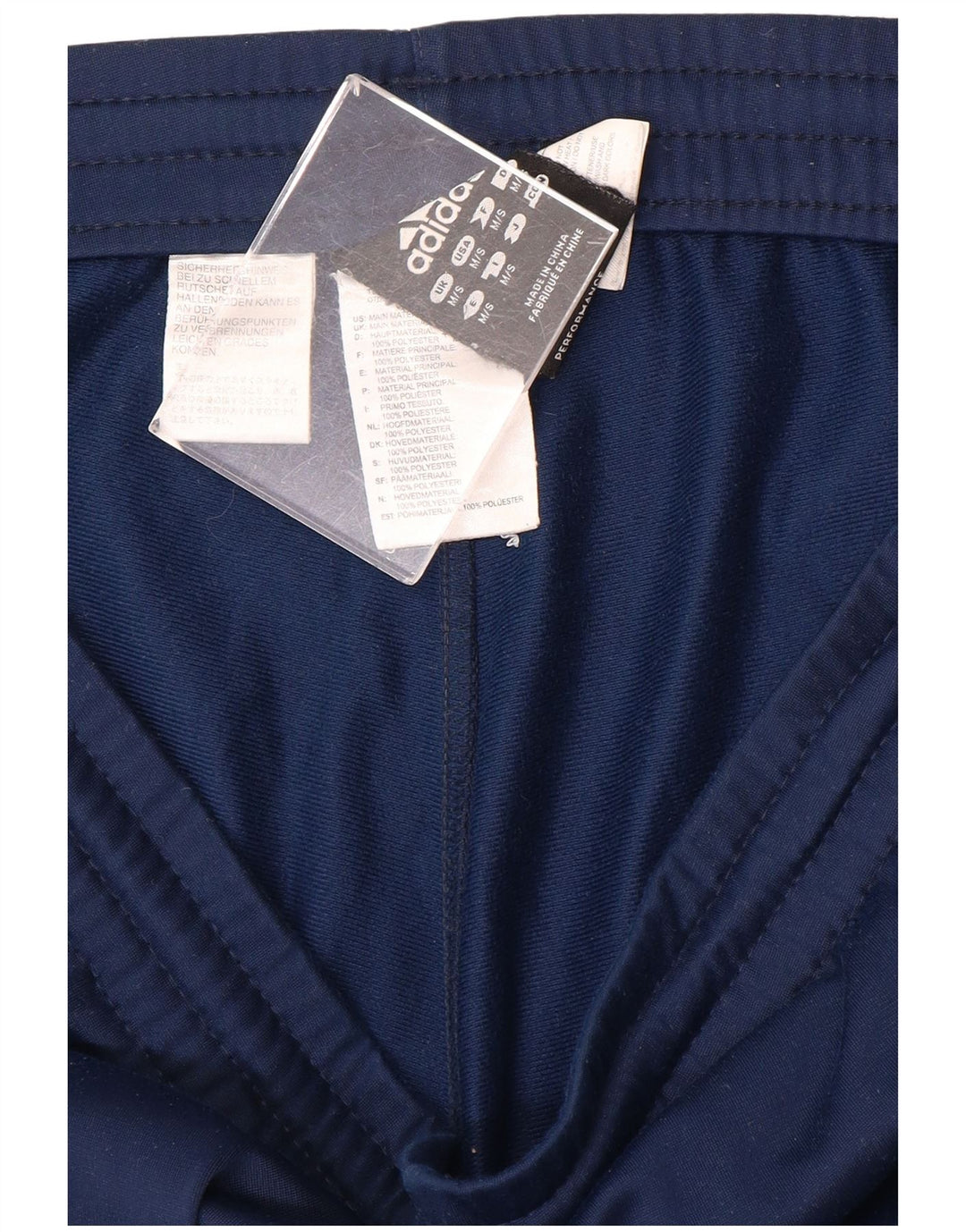 Adidas Mens Tracksuit Trousers Medium  Navy Blue Polyester