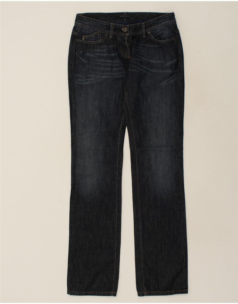 SISLEY Womens Straight Jeans W30 L35  Navy Blue Cotton | Vintage Sisley | Thrift | Second-Hand Sisley | Used Clothing | Messina Hembry 