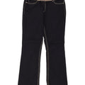 Wrangler Womens Bootcut Jeans W32 L31 Navy Blue Cotton