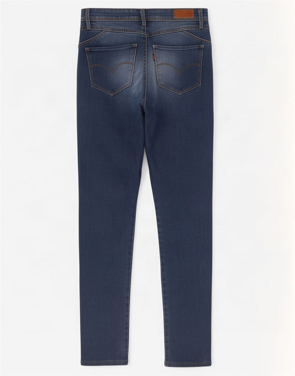 Levi's Womens Mid Rise Skinny Jeans W28 L30 Blue