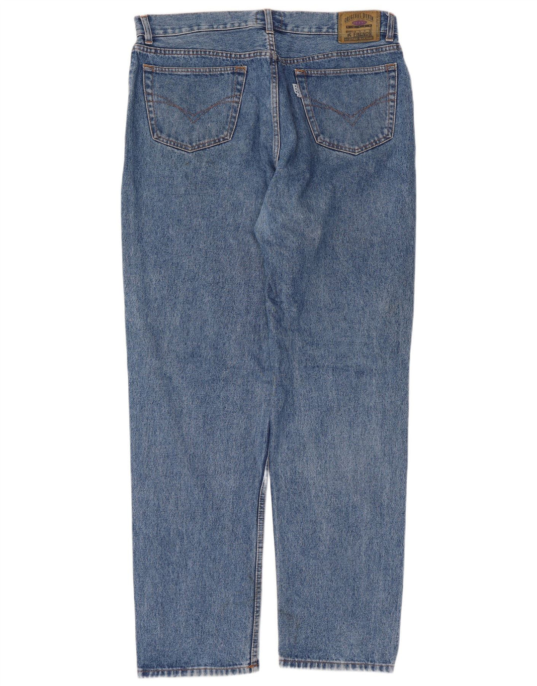 Vintage Mens Straight Jeans  W38 L34 Blue Cotton