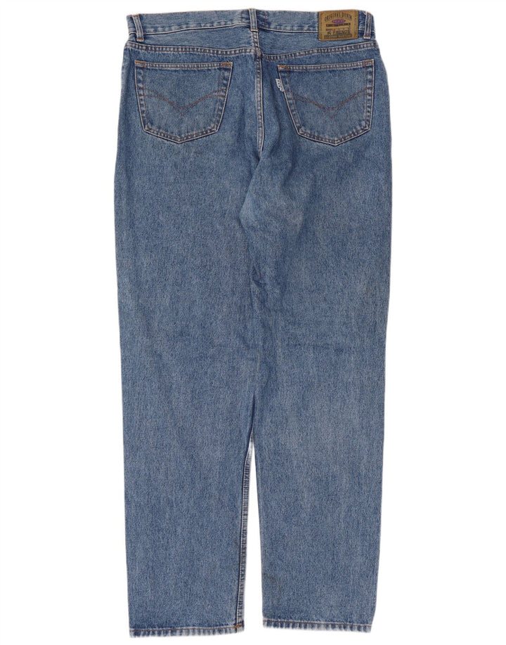 Vintage Mens Straight Jeans  W38 L34 Blue Cotton