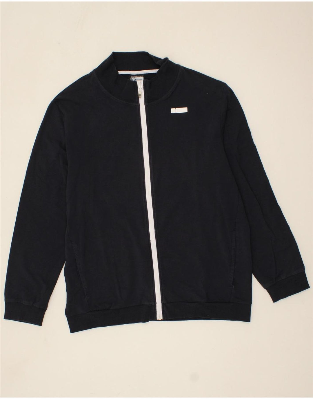 FREDDY Mens Tracksuit Top Jacket XL Navy Blue Cotton Vintage Freddy and Second-Hand Freddy from Messina Hembry 