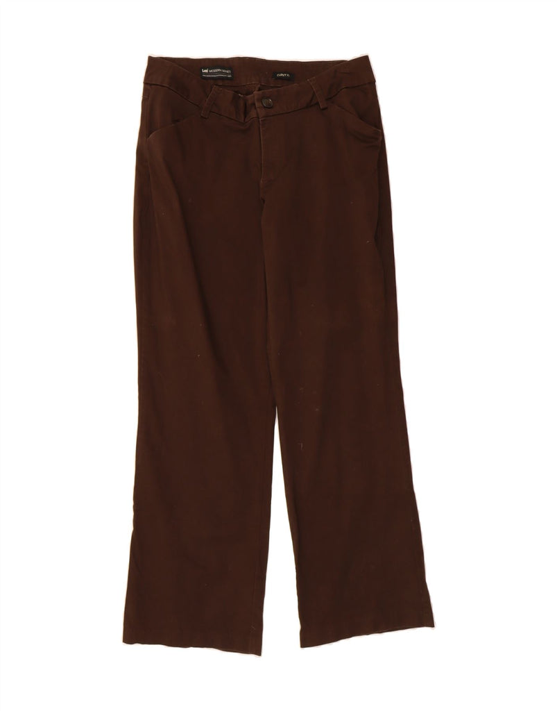 LEE Mens Curvy Fit Straight Casual Trousers W34 L30 Brown Cotton Vintage Lee and Second-Hand Lee from Messina Hembry 