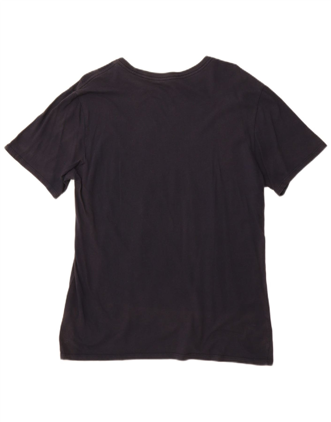 NIKE Mens Graphic T-Shirt Top Large Navy Blue Cotton
