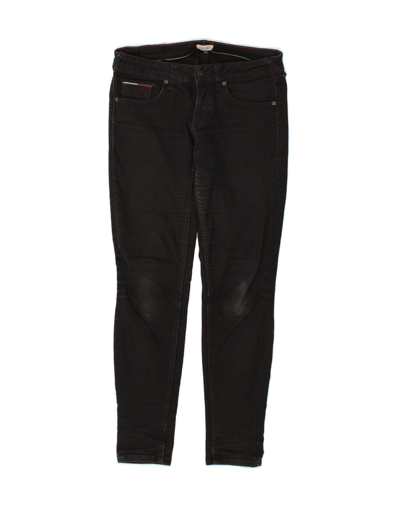 TOMMY HILFIGER Womens Slim Jeans W29 L30 Black Vintage Tommy Hilfiger and Second-Hand Tommy Hilfiger from Messina Hembry 