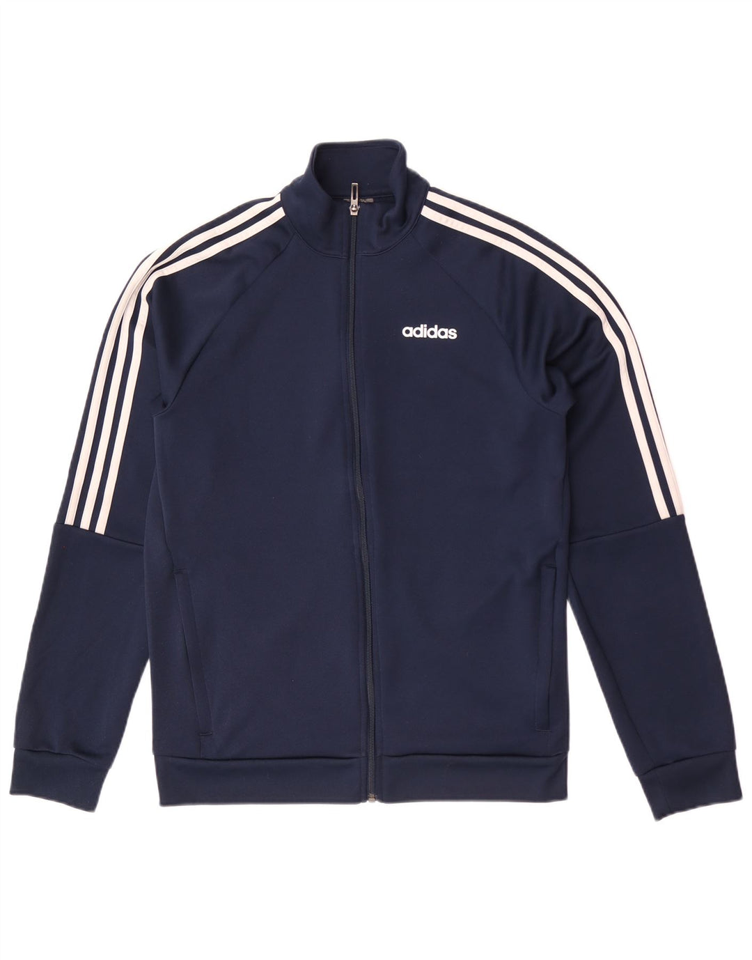 Adidas Mens Climalite Tracksuit Top Jacket UK 40/42 Medium Navy Blue