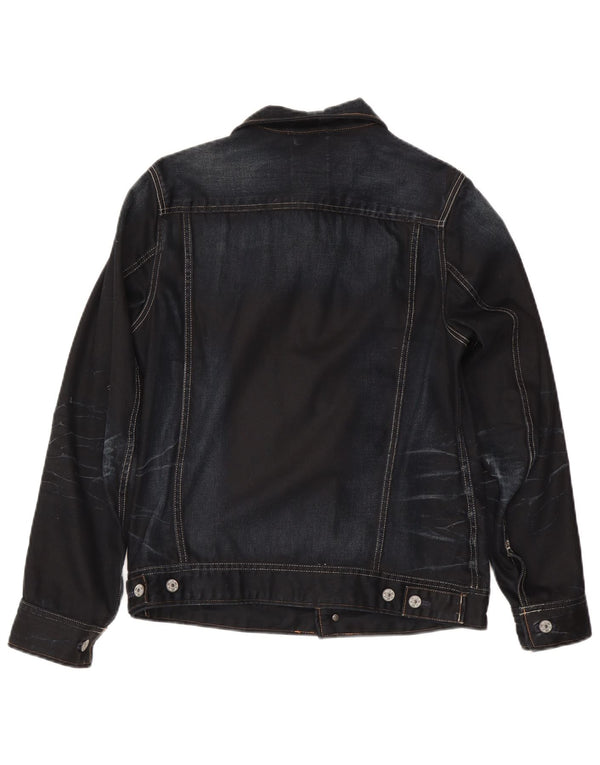 G-Star Mens Denim Jacket UK 40 Large Navy Blue