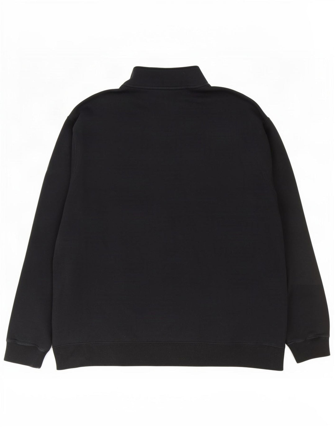 Nike Mens Zip Neck Sweatshirt Jumper 2XL Black Cotton