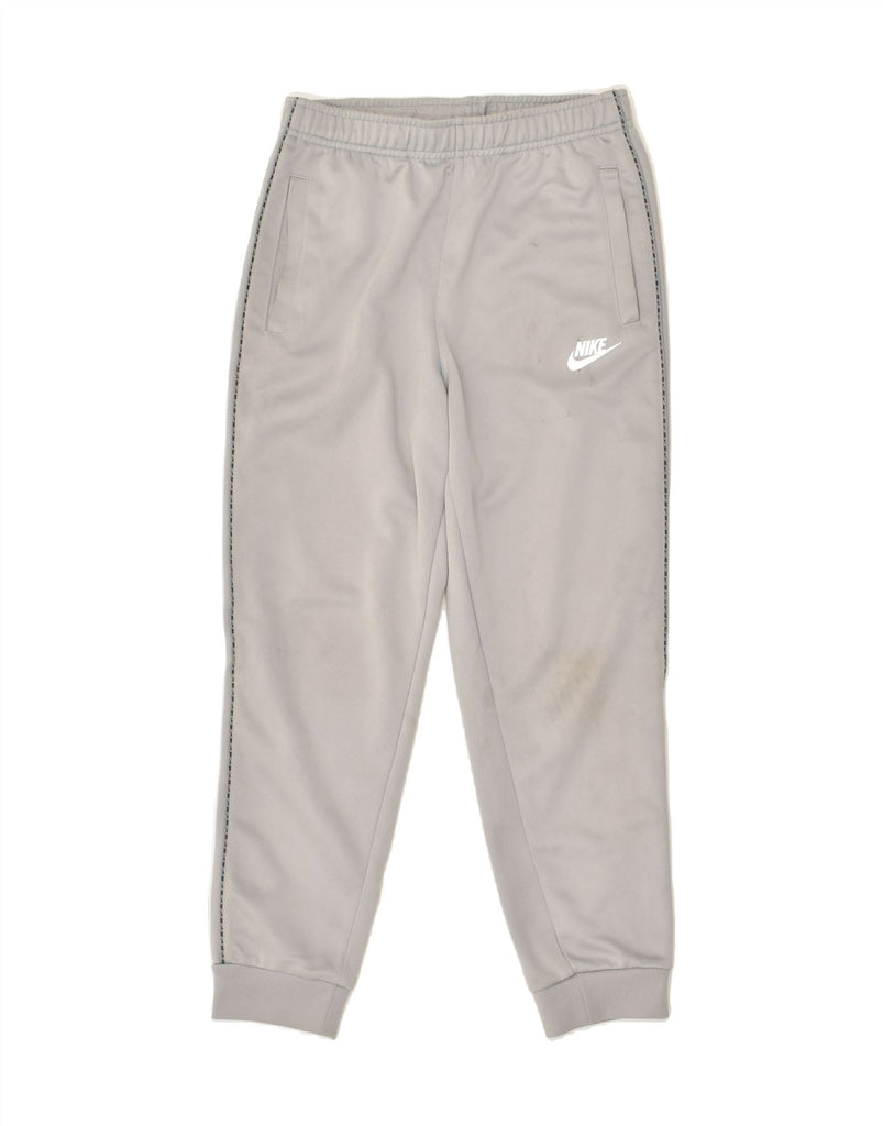 NIKE Boys Tracksuit Trousers Joggers 12-13 Years Large Grey Polyester | Vintage Nike | Thrift | Second-Hand Nike | Used Clothing | Messina Hembry 