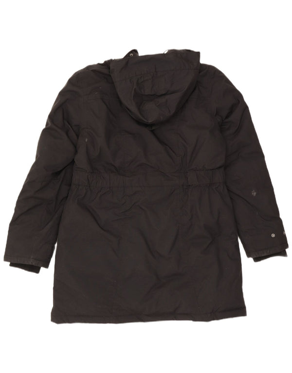 Mountain Warehouse Womens Hooded Padded Coat UK 14 Large Black Polyester