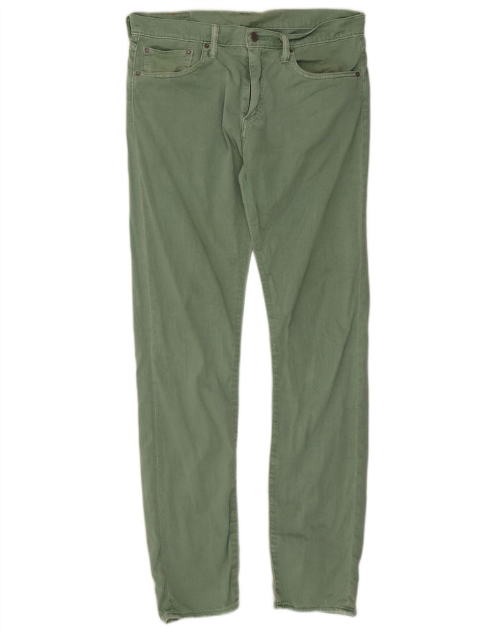 Levi's Womens 508 Tapered Jeans W32 L34 Green Cotton