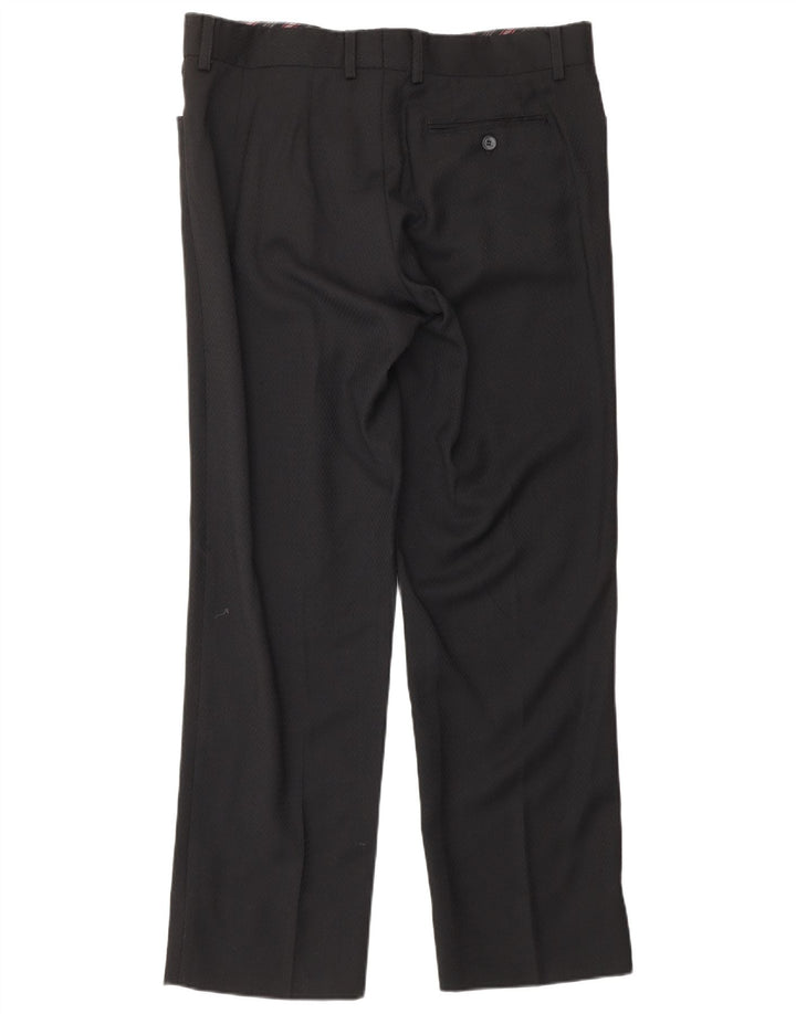 DOLCE & GABBANA Mens 2 Piece Suit IT 50 Large W36 L31 Black New Wool