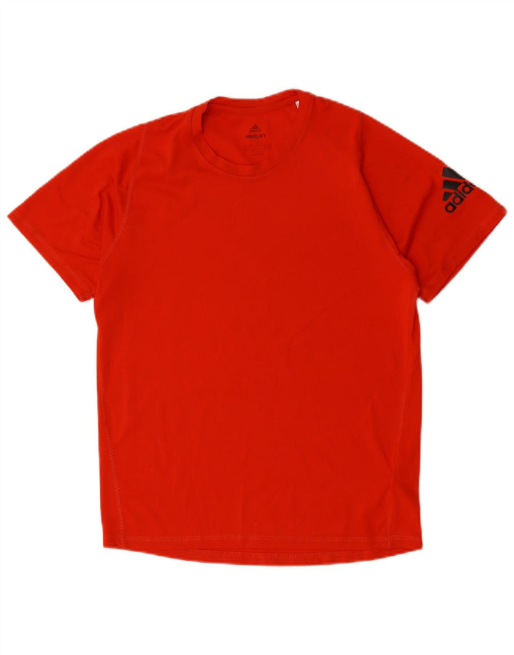 ADIDAS Mens Climalite Graphic T-Shirt Top Small Red Polyester
