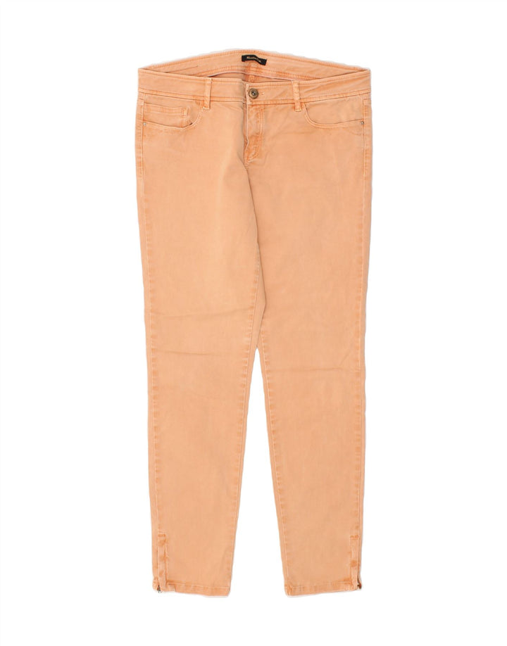 MASSIMO DUTTI Womens Skinny Casual Trousers EU 42 Large W32 L28  Yellow | Vintage Massimo Dutti | Thrift | Second-Hand Massimo Dutti | Used Clothing | Messina Hembry 