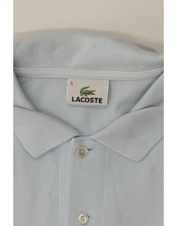 LACOSTE Mens Polo Shirt Size 5 Large Blue Cotton Vintage Lacoste and Second-Hand Lacoste from Messina Hembry 