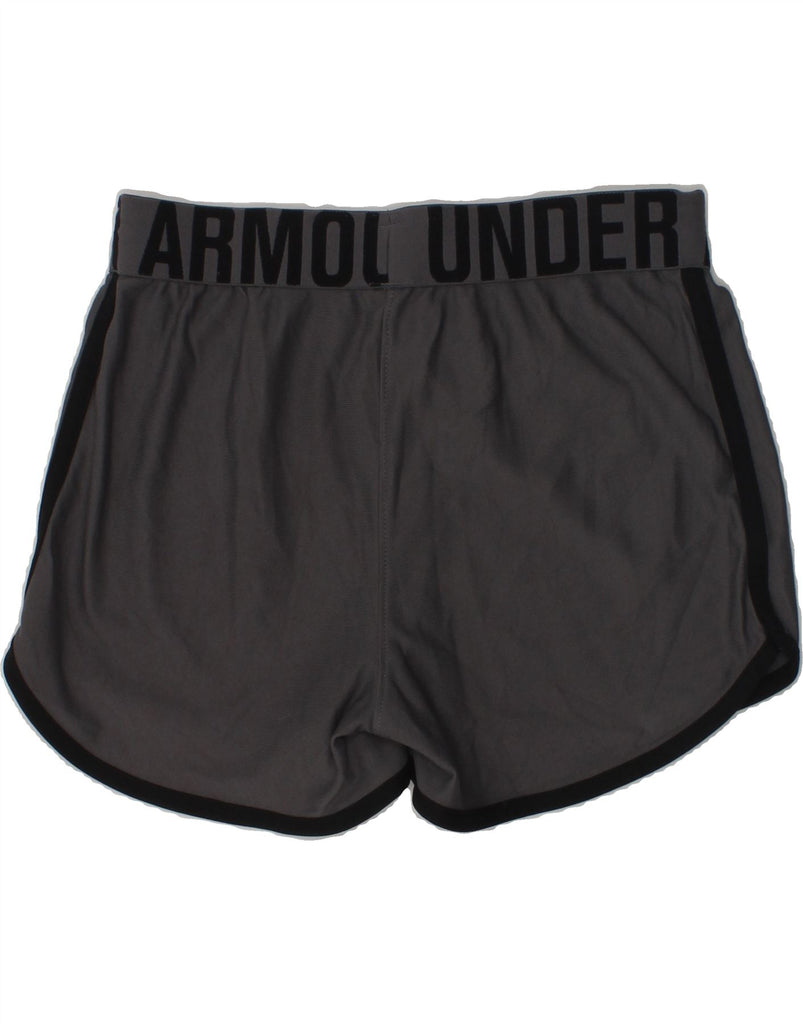 UNDER ARMOUR Boys Graphic Sport Shorts 9-10 Years Medium Grey | Vintage Under Armour | Thrift | Second-Hand Under Armour | Used Clothing | Messina Hembry 