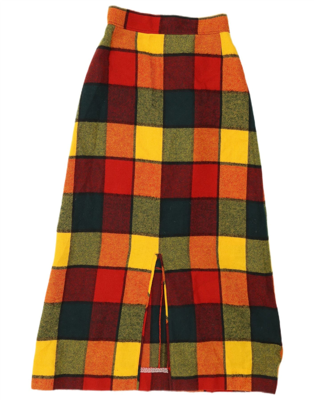 David Smith Womens Maxi Skirt US 8 Medium W26 Multicoloured Check