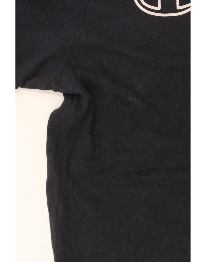 Champion Mens Graphic T-Shirt Top Small Navy Blue