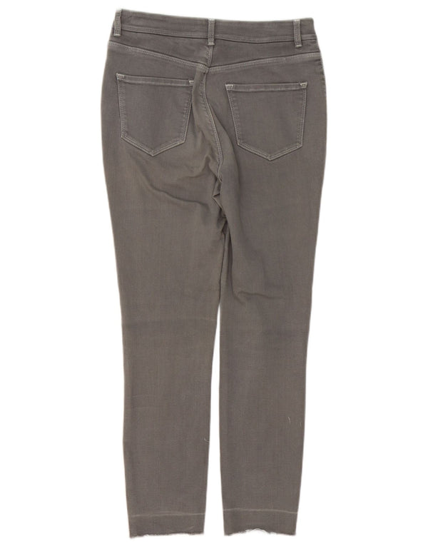 Massimo Dutti Womens Skinny Chino Trousers W26 L26 Grey