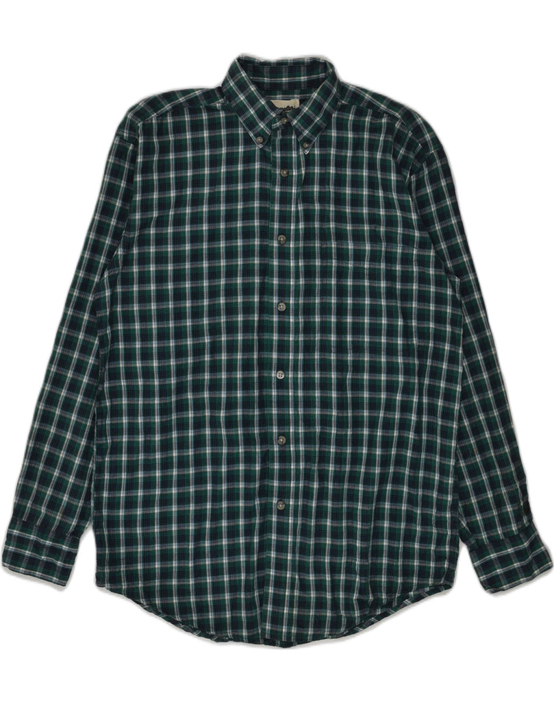 WRANGLER Mens Shirt Small Green Check | Vintage Wrangler | Thrift | Second-Hand Wrangler | Used Clothing | Messina Hembry 