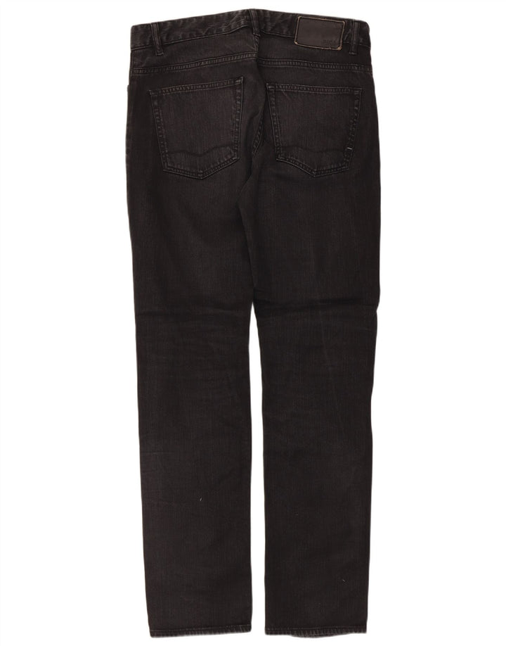 Hugo Boss Mens Delaware Slim Jeans W32 L32 Black Cotton