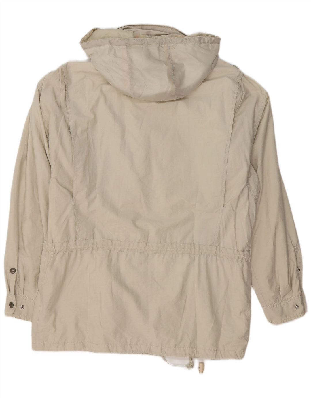 KLEPPER Mens Gore-Tex Hooded Utility Jacket UK 38 Medium Beige Cotton