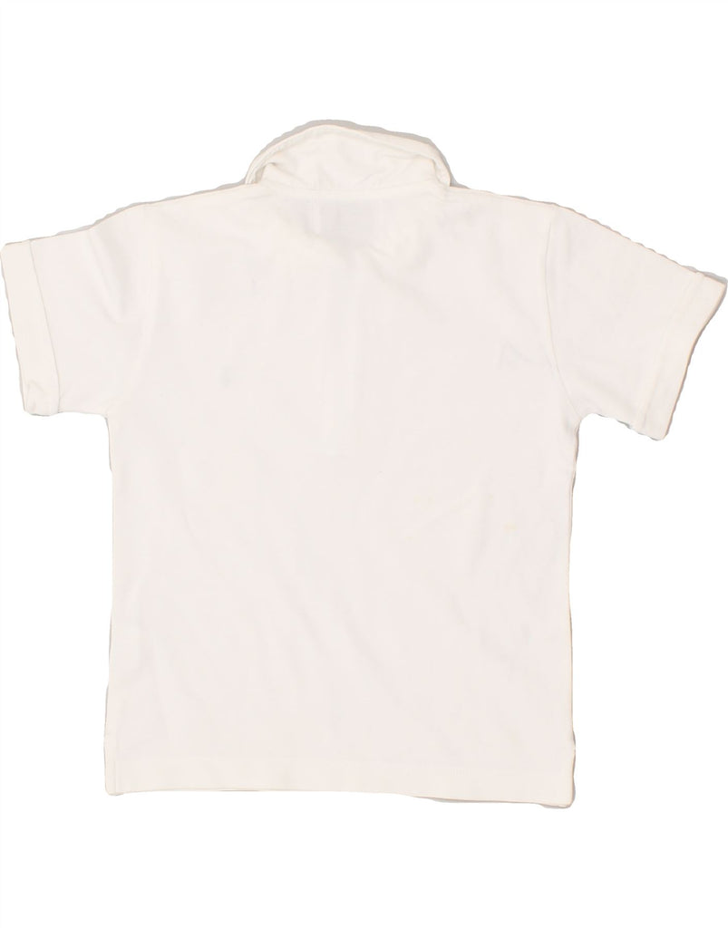 TRUSSARDI JUNIOR Boys Polo Shirt 6-7 Years White | Vintage Trussardi Junior | Thrift | Second-Hand Trussardi Junior | Used Clothing | Messina Hembry 