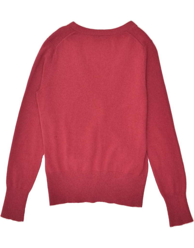BANANA REPUBLIC Womens Cardigan Sweater UK 12 Medium Pink Wool | Vintage Banana Republic | Thrift | Second-Hand Banana Republic | Used Clothing | Messina Hembry 