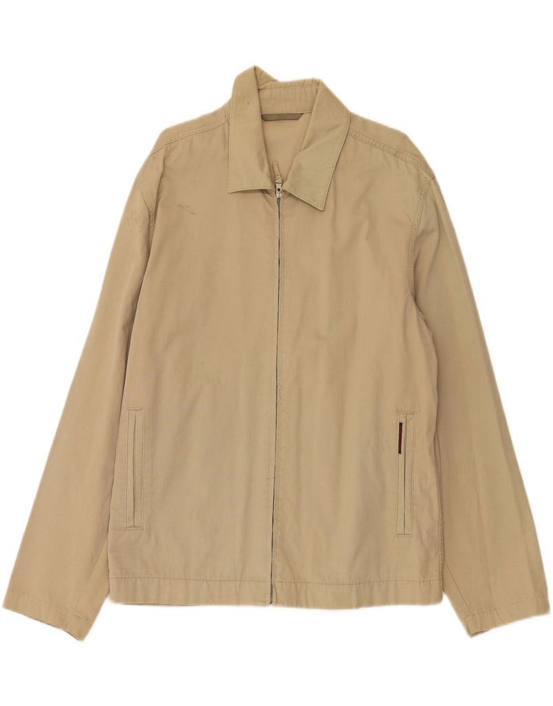 KAPPA Mens Bomber Jacket UK 42 XL Beige Cotton Vintage Kappa and Second-Hand Kappa from Messina Hembry 