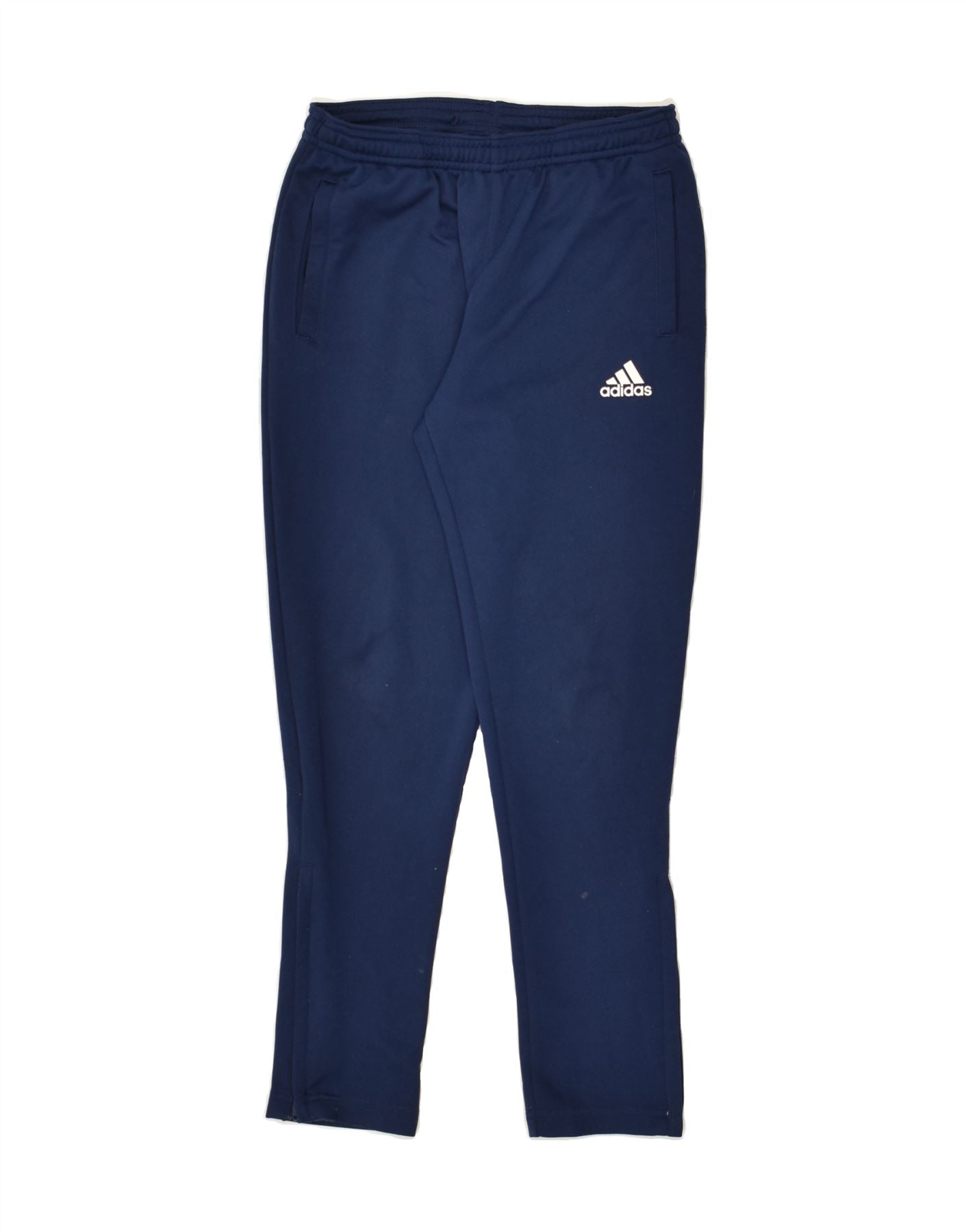 ADIDAS Pantalon de Survêtement Climalite Garçon 9-10 ans Bleu Marine Polyester