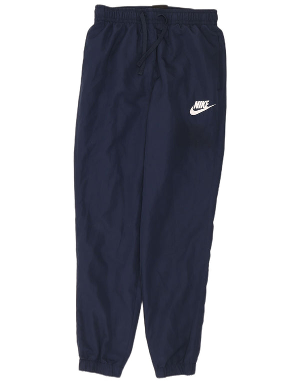 Nike Mens Tracksuit Trousers Joggers Small  Navy Blue Polyester
