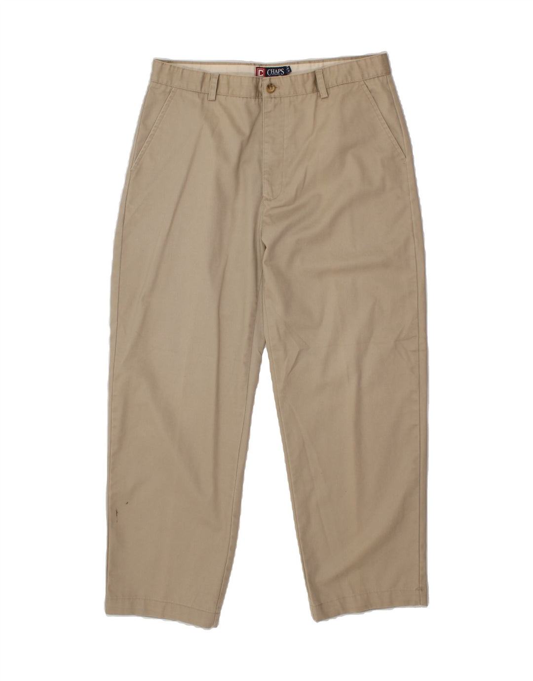 CHAPS Mens Tapered Chino Trousers W36 L30 Beige Cotton Vintage Chaps and Second-Hand Chaps from Messina Hembry 