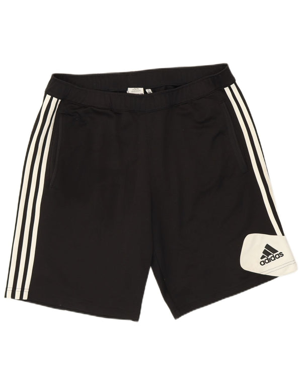 ADIDAS Mens Climacool Sport Shorts Large  Black Colourblock Polyester
