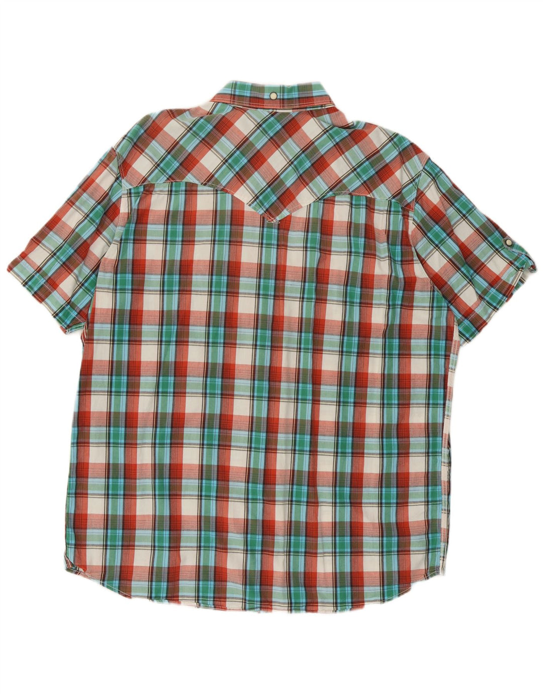 Levi's Mens Short Sleeve Shirt XL Multicoloured Check