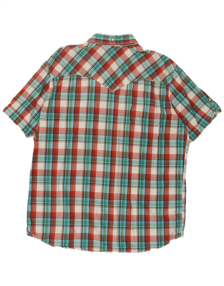 Levi's Mens Short Sleeve Shirt XL Multicoloured Check