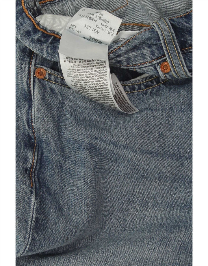 Levi's Womens 511 Slim Jeans W31 L34 Blue Cotton