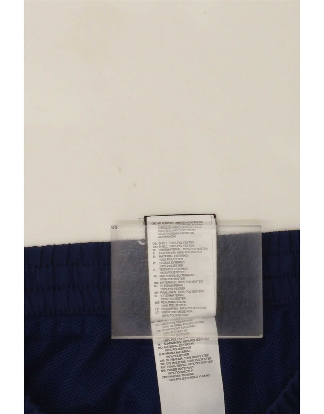 Adidas Mens Climalite Tracksuit Trousers Medium Navy Blue Polyester