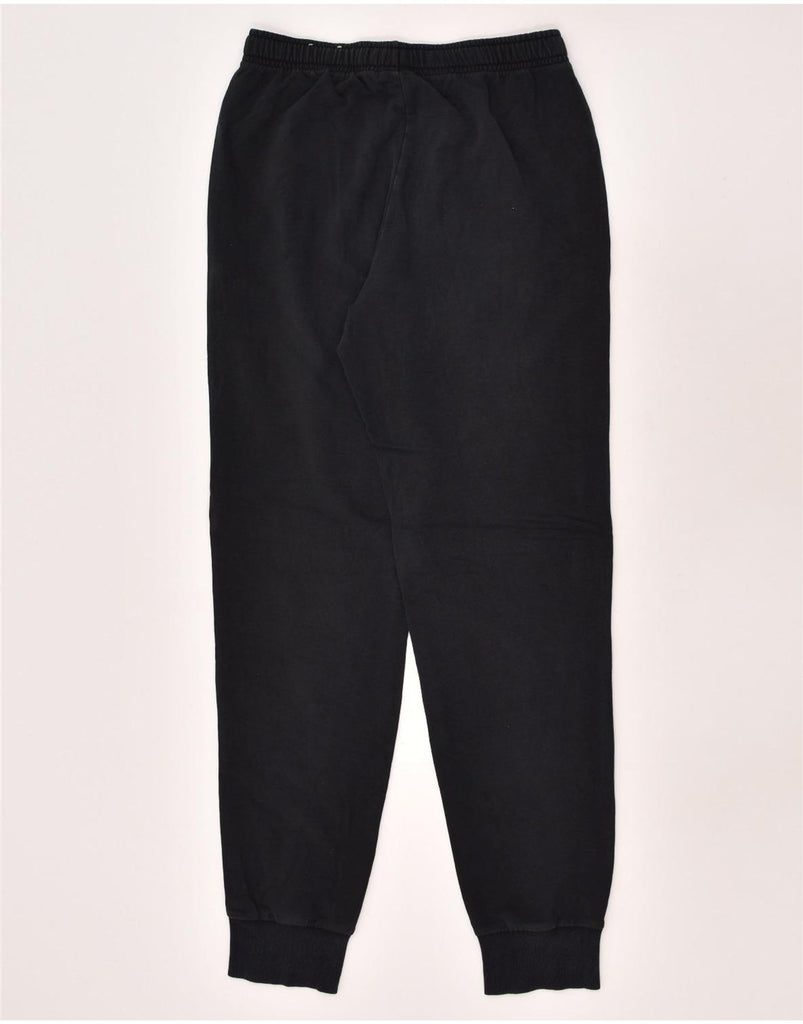 PUMA Mens Tracksuit Trousers Joggers Small Black Cotton | Vintage Puma | Thrift | Second-Hand Puma | Used Clothing | Messina Hembry 