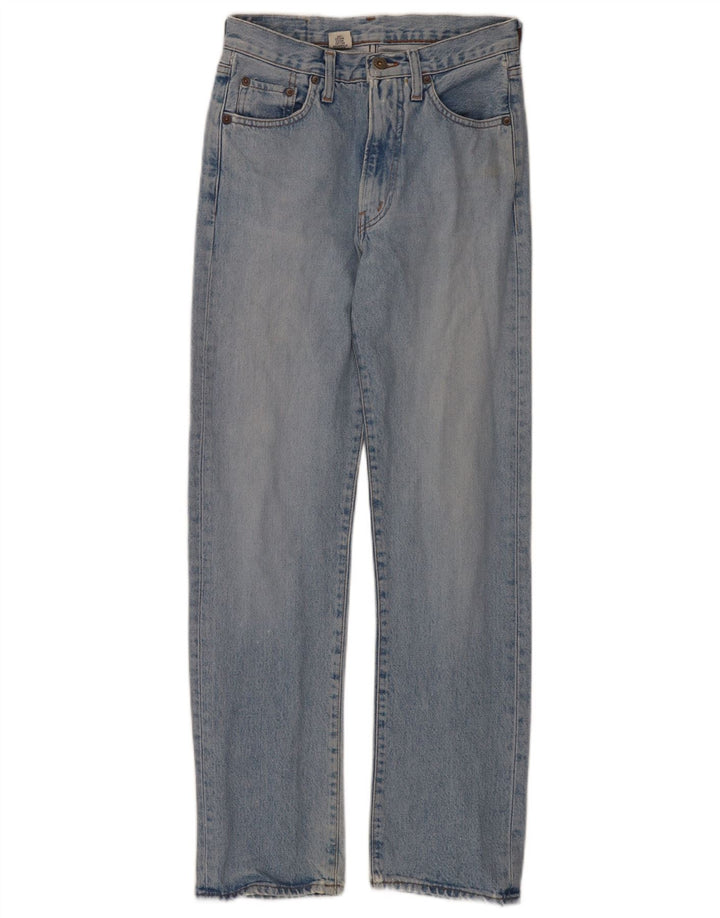 Replay Womens Straight Jeans W27 L30 Blue Cotton