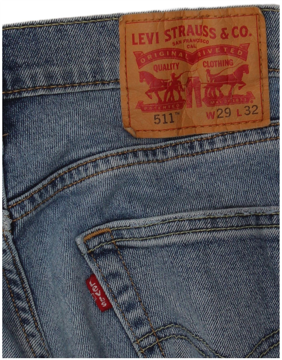 LEVI'S Mens 511 Slim Jeans  W29 L32 Blue