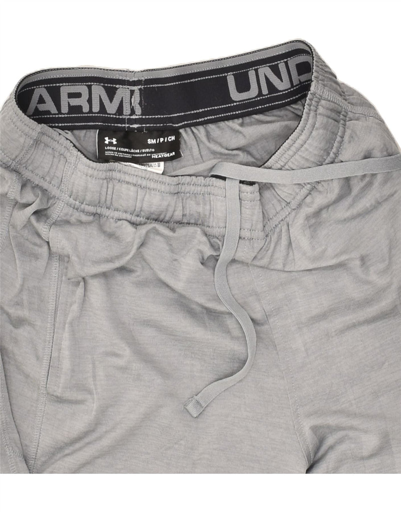 UNDER ARMOUR Mens Sport Shorts Small Grey Polyester | Vintage Under Armour | Thrift | Second-Hand Under Armour | Used Clothing | Messina Hembry 