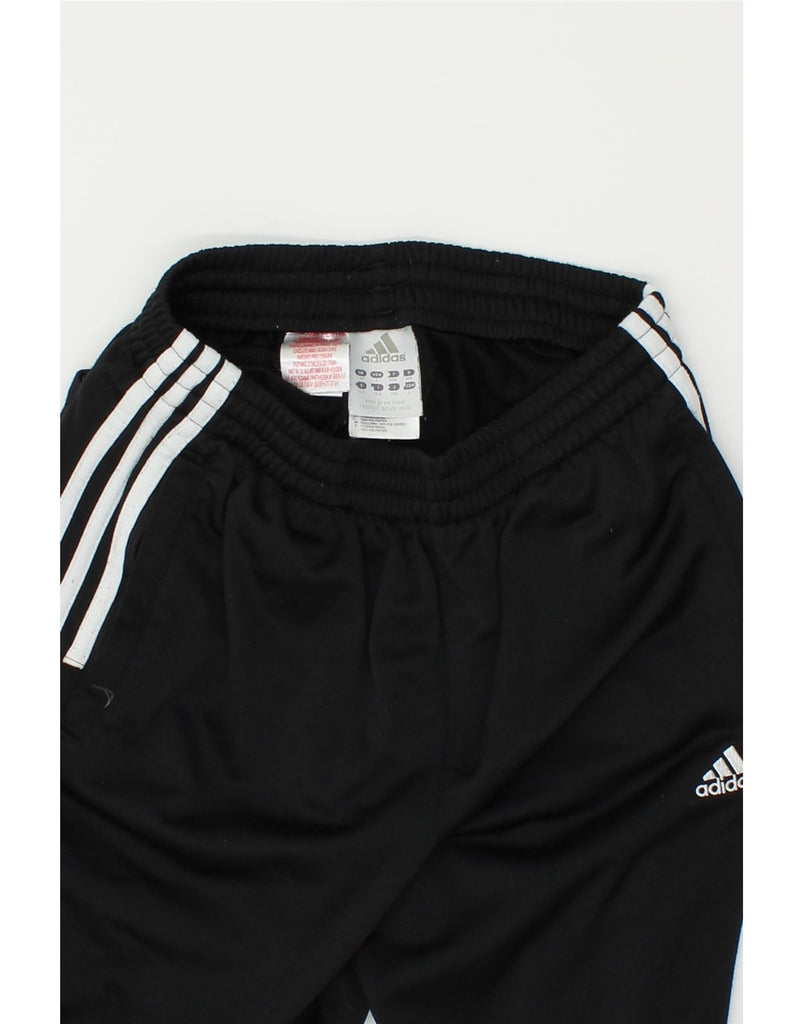 ADIDAS Boys Tracksuit Trousers 13-14 Years Black Polyester | Vintage Adidas | Thrift | Second-Hand Adidas | Used Clothing | Messina Hembry 