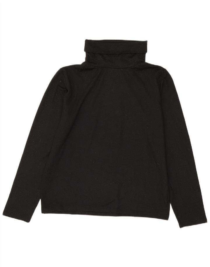 Zara Womens Roll Neck Top Long Sleeve UK 18 XL Black