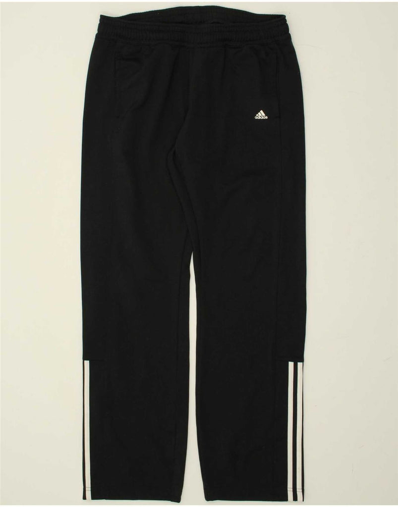 ADIDAS Womens Tracksuit Trousers UK 12/14 Medium Black Polyester Vintage Adidas and Second-Hand Adidas from Messina Hembry 