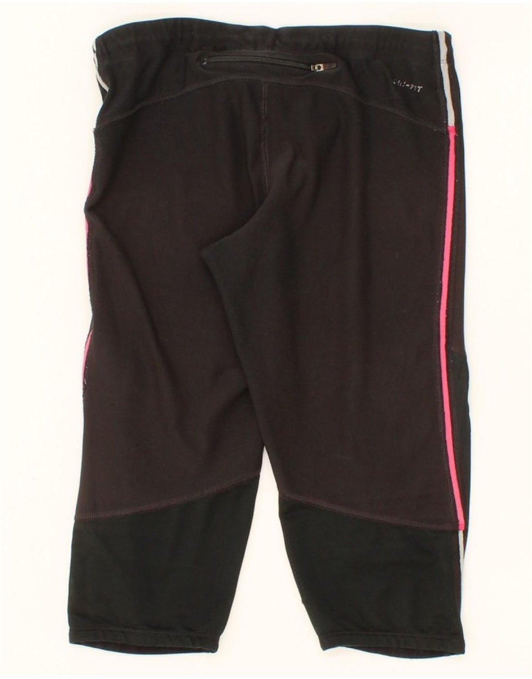 NIKE Womens Dri Fit Bermuda Sport Shorts UK 12 Medium  Black Vintage Nike and Second-Hand Nike from Messina Hembry 