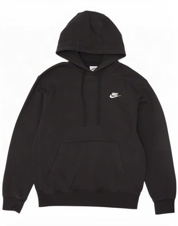Nike Mens Loose Fit Hoodie Jumper Small Black Cotton