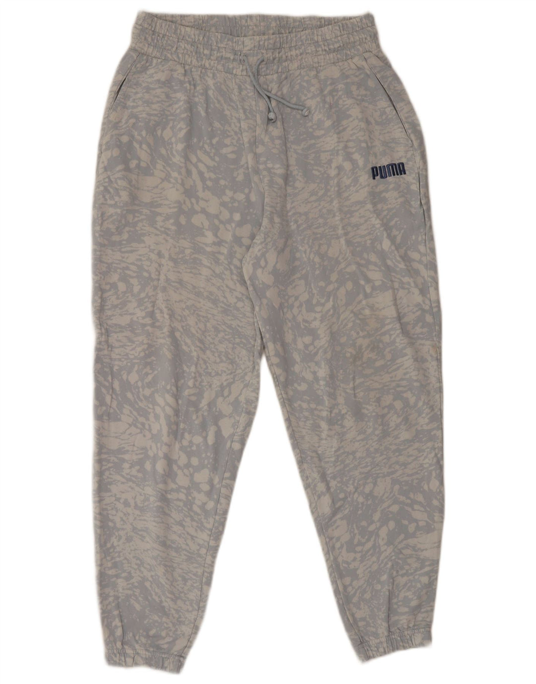 Puma Mens Tracksuit Trousers Joggers Large Blue Tie Dye