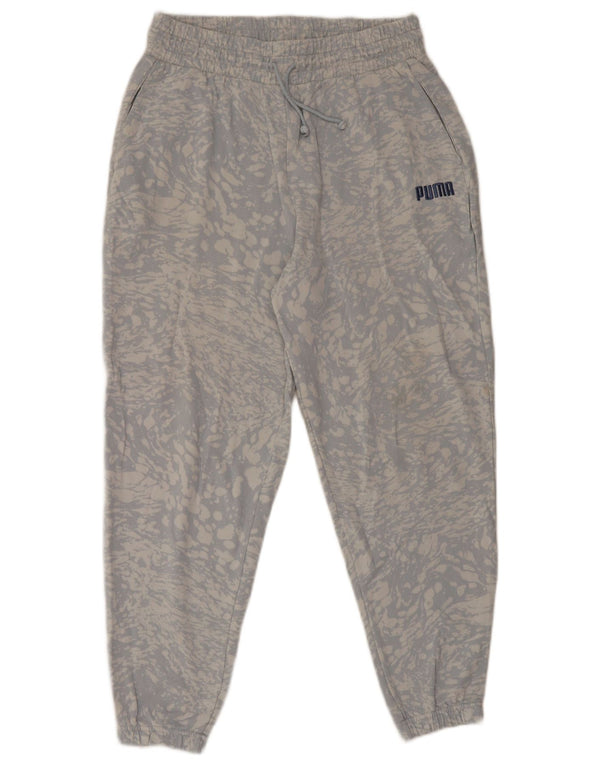 Puma Mens Tracksuit Trousers Joggers Large Blue Tie Dye
