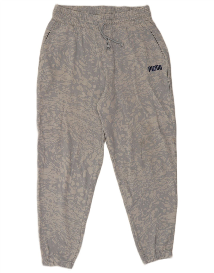 Puma Mens Tracksuit Trousers Joggers Large Blue Tie Dye